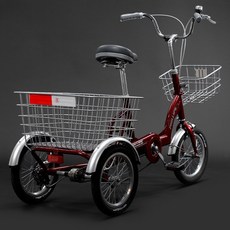 삼륜 자전거 사륜 레저 성인용 짐수레 손수레 트레일러