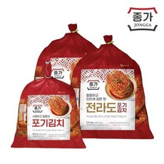 [종가] 전라도식 포기김치 11kg (5.5kgX2) + 포기김치(중부식) 900g