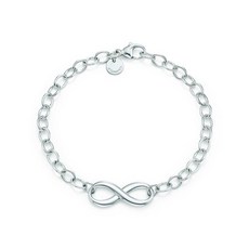 [해외]명품티파니앤코팔찌 Tiffany Co Sterling Silver Infinity Chain Bracelet In Box With Bow