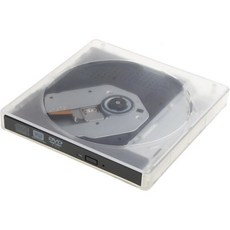 외장 CD 드라이브 드라이버 외장형 재생 투명 DVD USB 3.0 Type C 보호형 ROM 광학 플레이어 리더기 버너 - 투명씨디플레이어