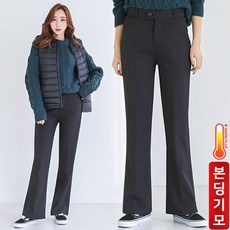 토마토팩토리 여성용 본딩기모 롱부츠컷 슬랙스 1151-F