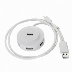 이지넷유비쿼터스 USB2.0 4포트 OTG USB허브 NEXT-UH104G, 상세 설명 참조