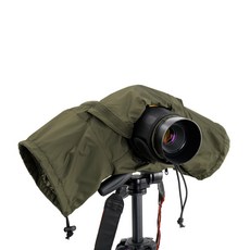 KANI AC-006L K43010 삼각 액세서리 카메라 레인 커버 그린 발수 가공 삼각 장착, 1개