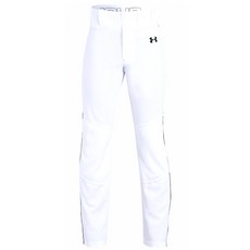 UNDER ARMOUR [1317458-100] 언더아머 유니폼 유소년 기성바지 (백+검1선)