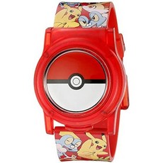 HOL포켓몬 피카츄 초등 손목 시계 T10 Pokemon Kids Digital Watch with Flashing LED Lights and Flip Op