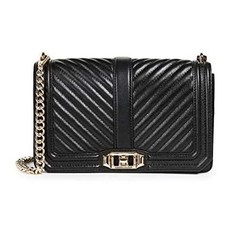 해외1168426 Rebecca+Minkoff Rebecca Minkoff Womens Chevron Quilted Love Cross Body Bag 여성백 여성