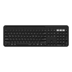 아이노트 멀티커넥트 무선 블루투스 5.0 키보드, 블랙, K608RB, 일반형