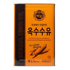 백설 옥수수유 18L, 2개