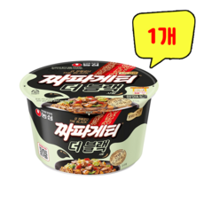 농심 짜파게티 더 블랙 사발면 90g, 1개