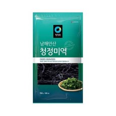 청정원 엄마손맛 맞벌이 우리가족 남해안산 청정 미역 150g(60인분) 국민국 아기국 산모 자취 집밥 간편식 오이냉국 무침 생일 산모 출산 미소장국, 19개