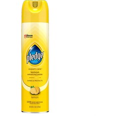PLEDGE 프레지 레몬향 가구 광택제 274g Polish, 1개