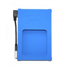 가방오렌지 Manhattan USB 외장하드 케이스 2.5인치 실리콘 블루 외장하드1tb, 단일 모델명/품번
