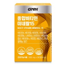 GNM 자연의품격 종합비타민 미네랄15, 90정, 1개