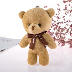 바비 키링 그로밋 네잎클로버 키티 포카홀더 농담곰 변기통 마루는강쥐 로프 리락쿠마 포차코 모남희 C007, A. 라이트브라운_12cm