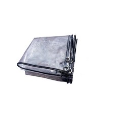 비닐막 방풍 방수 투명비닐천막 테라스 대형 PVC, 1개, 0.3mm1mx2m테두리천공