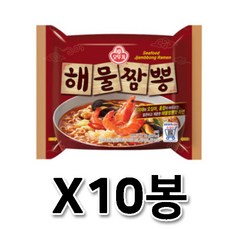 오뚜기 해물짬뽕 X10봉 무료배송, 10봉