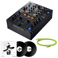 Pioneer DJ DJM-450 + 컨트롤 바이널 RB-VD2-K + 고품질 USB 케이블 SET [ikbp1]