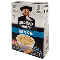 퀘이커 클래식 오트 750g x 2개입 코스트코 아침 식사대용 오트밀 1.5kg 대용량, 1개