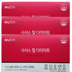 이나영 뉴온 시서스 필 다이어트 1박스 4주분 28정 시서스분말 가루 씨서스 홈쇼핑동일상품 정제형태, 3개