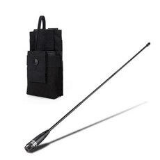 듀얼 밴드 SMA-M 남성 안테나 NA-771 휴대용 가방 Yaesu 버텍스 TH-UVF8D VX-3R ZT-2R, 02 Black