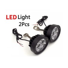 12V 24V 다용도 LED 라이트, 흰색, 1개