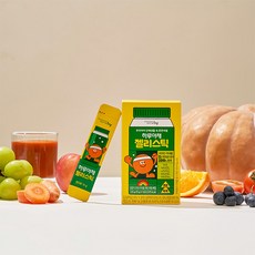 [에치와이] 한국야쿠르트 하루야채 젤리스틱 1박스(15포), 단품