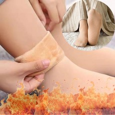 다즐링하우스 여성 수족냉증 겨울 발열 방한 보온 융털 기모 털 미끄럼방지 양말 5종 세트