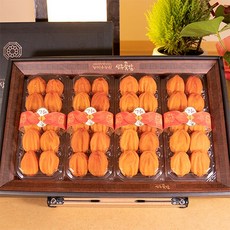 [생산자직접판매] 상주 곶감 반건시 1.8kg 2.1kg 2.4kg 2.8kg 구정선물 세트 산지직송 능바우농원, 반건시2호 2.4KG (60g 30알)