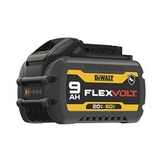 디월트 60V MAX (3.0Ah) / 20V MAX (9.0Ah) FLEXVOLT 프리미엄 배터리 *GFN 내유성 소재 DCB609G, 1개