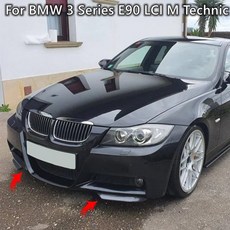BMW 3시리즈 E90 05-12 LCI M테크닉 앞범퍼 립 스플리터 플랩 2개, H