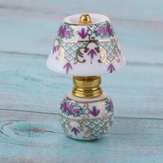 QDY Dollhouse 가구 책상 램프 Bedside Lamp
