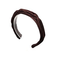 [천삼백케이] [오뜨르 뒤 몽드] pleats point hairband (burgundy)