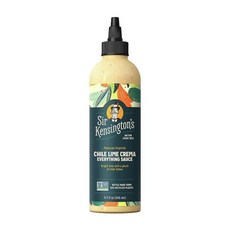 Sir Kensington's Everything Sauce 칠레 라임 크레마 드레싱 딥 앤 드리즐 케토 다이어트 및 팔레오 다이어트 인증 유제품 프리 글루텐 프리 GMO 프로젝트, 245ml, 1개