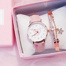 해피캣 여성시계 예쁜 손목시계 +팔찌세트 +선물포장