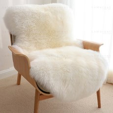 LsMarket 호주산 천연 양모 카펫 오스트레일리아 양털 의자 쇼파 거실 침대 러그