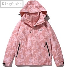 [Kingfishe]커플 남성 여성 겨울 등산복 점퍼 야상 바람막이 점퍼 TuEfei1021CFY9