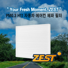 제스트 PM0.3 초미세먼지 자동차 에어컨 헤파 필터, 1개, MH-009
