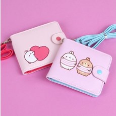 몰랑이 똑딱지갑문구 팬시 사무용품 사무실 학용품 캐릭터 아동 초등 대학생 필기류 디자인 예쁜 펜시오피구문구