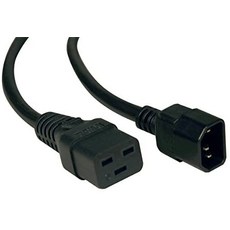 [해외직구]Tripp Lite 헤비 듀티 전원 코드 15A 14AWG (IEC-320-C19 ~ IEC-320-C14) 6 피트 (P047-006), 상세 설명 참조0, 1개