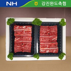 명절선물 완도축협 1등급 한우선물세트 VIP 3호 총3kg (찜갈비 800g x4팩), 1개