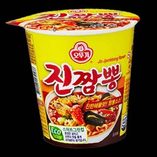LETEO-오뚜기 오뚜기 진짬뽕라면소컵75g x 6입 육개장컵라면