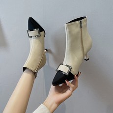 스타일리쉬 스틸레토힐 스틸앵클부츠 여자부티힐 겨울 가을 워커부츠 여성 누드화