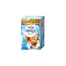 맥심 아이스 커피믹스 100T+10T 시원하고 달달커피, 공간마켓 1, 1개