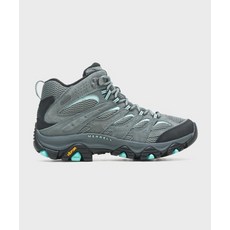 머렐 여성 모아브 3 MID GORE-TEX 터콰이즈 그린 트레킹 운동화 가벼운 등산화