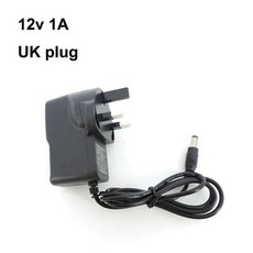 전원 공급 장치 충전기 어댑터 AC 110V 220V to 변압기 DC 12V 1A 2A 3A 2000ma 3000ma 영국 플러그 55x25mm B4, UK, 1개