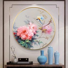 모란과목련십자수