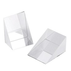 10mm x 10mm x 10mm 광학 유리 삼각형 프리즘 직각 등변 프리즘 렌즈 광학 H K9 유리 재료 테스트 장비, 1개