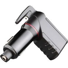 Ztylus Stinger 자동차 비상 도구 스프링 장착 창문 차단기 안전 망치 안전벨트 절단기 및 유리 탈출 USB 차량용 충전기 포트 최대 2.4A블랙, Black 1 Pc