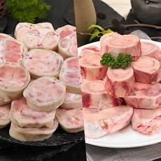 한우 우족 2kg + 사골 2kg 총 4kg 가정용 알뜰포장 당일발송, 우족사골, 2개