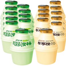 (냉장)빙그레 메로나우유 혼합2종세트(메로나맛 and 투게더맛), 10세트, 480ml